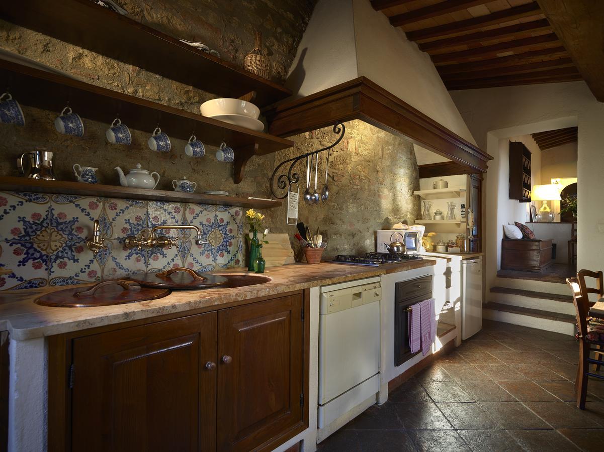 Villa Borgo Lucignanello Bandini San Giovanni dʼAsso Exterior foto